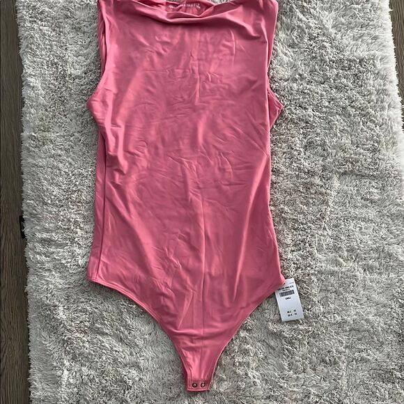 Abercrombie & Fitch Pink Bodysuit Top - Picture 1 of 4